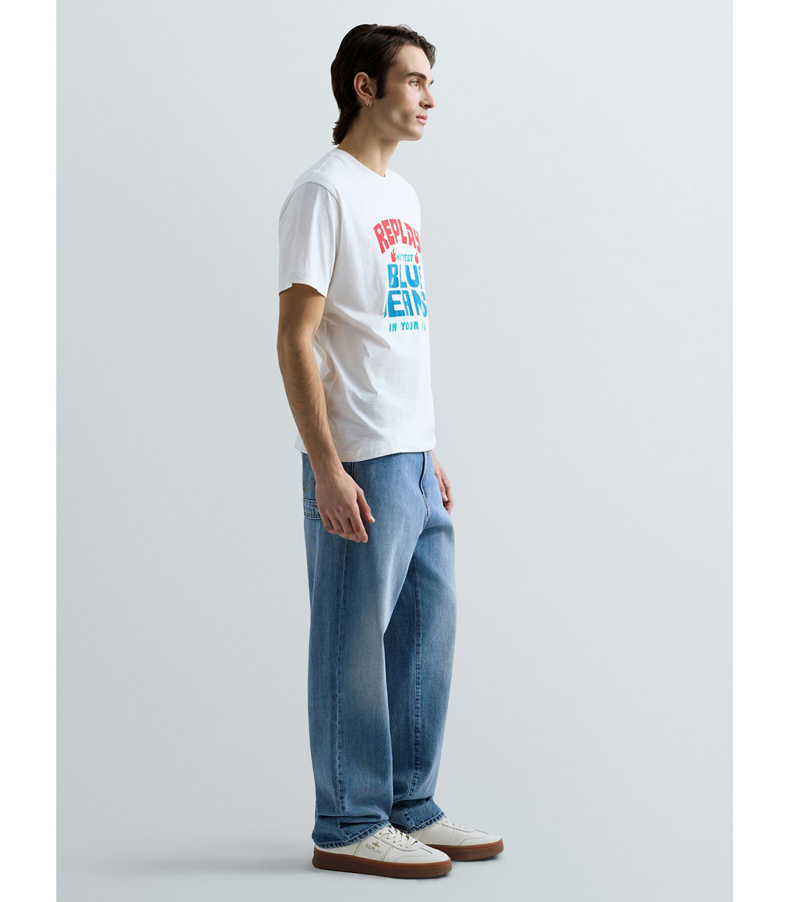 ベーシックジャージーヘリテイジプリント Tシャツ 詳細画像 ホワイト 4